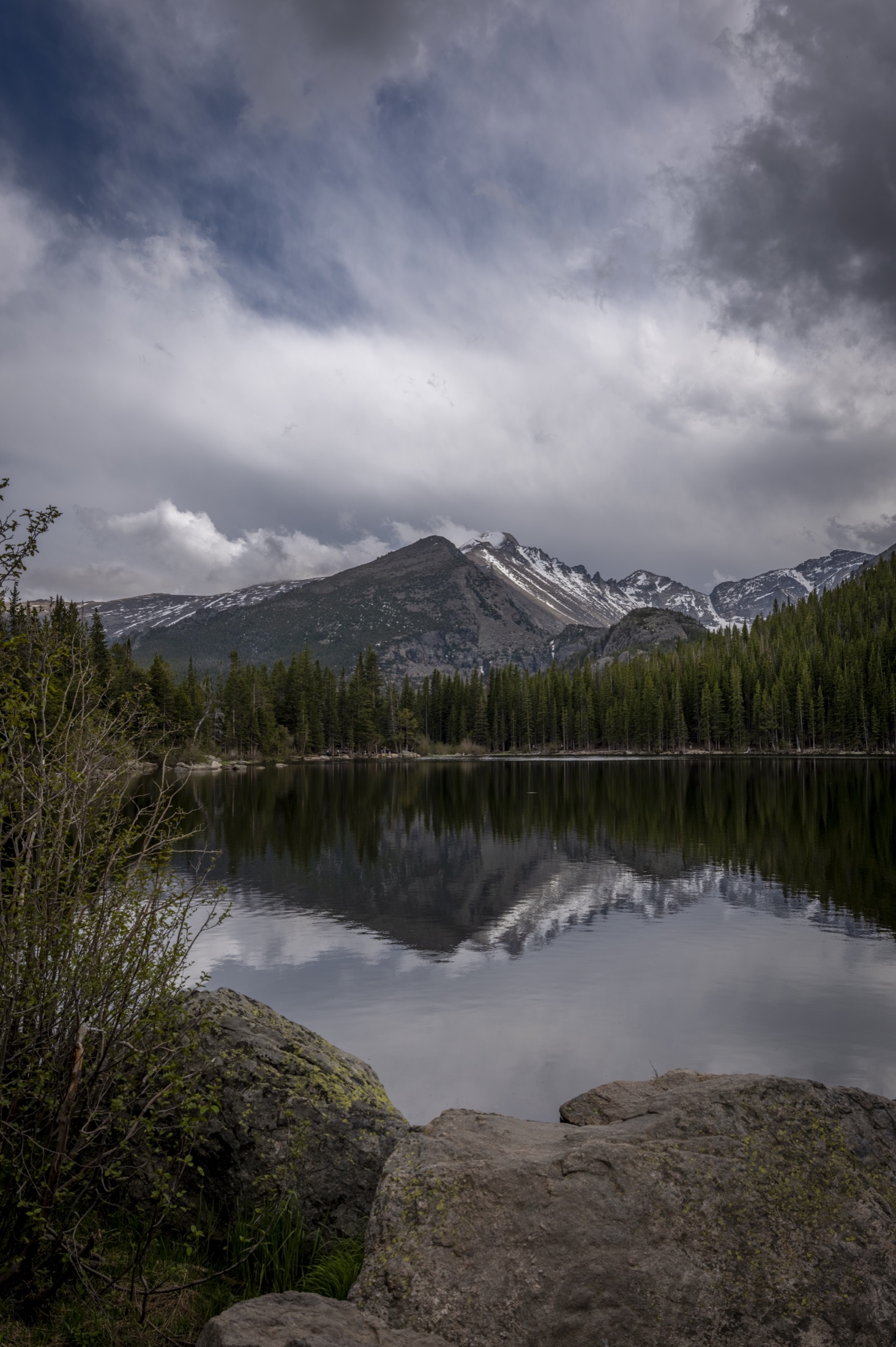 Bear Lake under storm